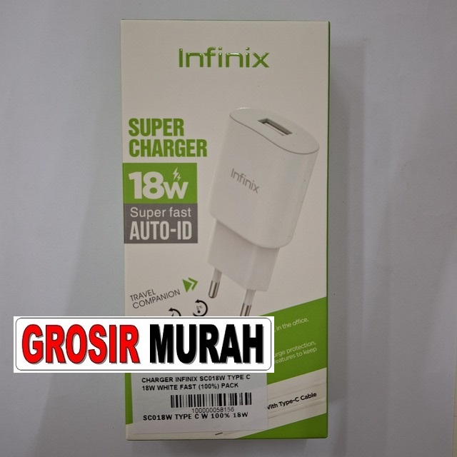 Jual Charger Infinix Sc018W Type C 18W