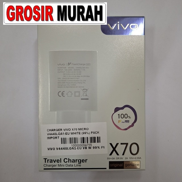 Jual Charger Vivo Micro V4440Loa1-Eu