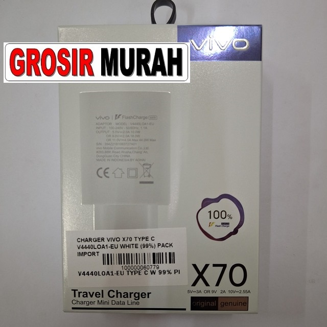 Jual Charger Vivo Type C V4440Loa1-Eu