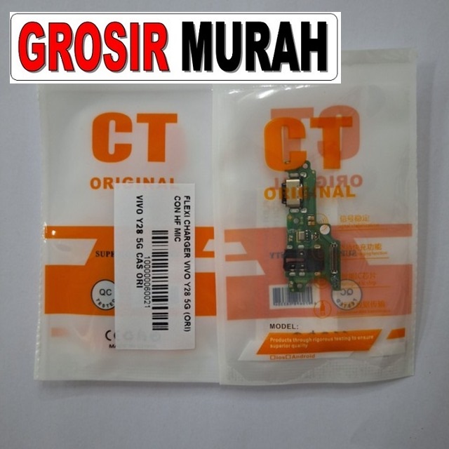 Flexi Charger Vivo Y28 5G Ori Con Hf Mic Y36 2023 V2247 Y36 4G