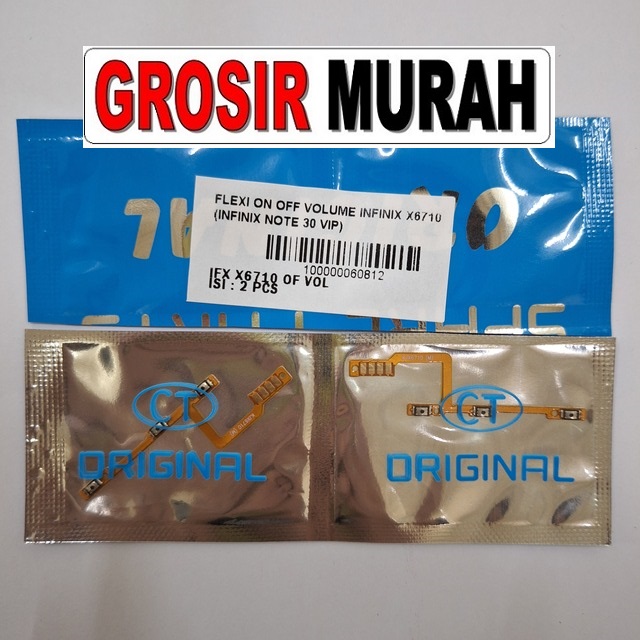 Flexi On Off Volume Infinix X6710 Note 30 VIP X6739 GT 10 Pro