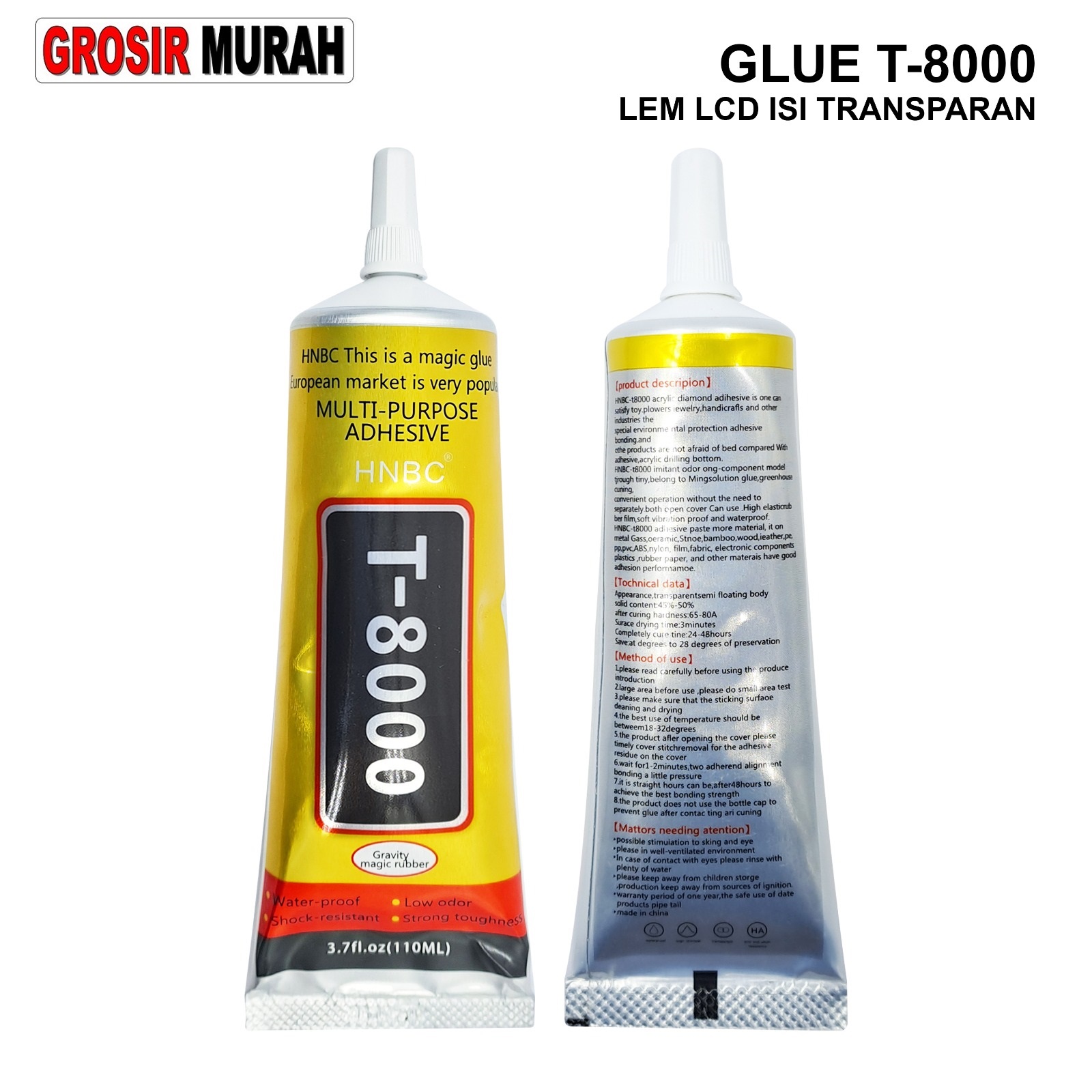 Jual Glue Lem Lcd Hnbc T8000 Bening