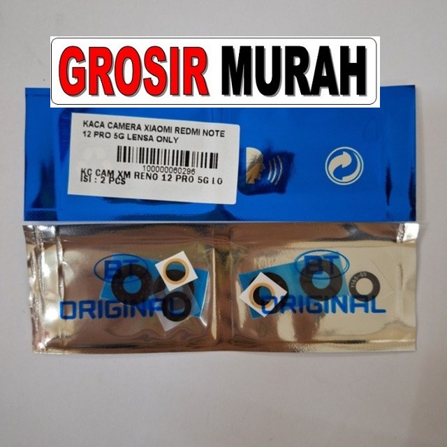 Kaca Kamera Xiaomi Redmi Note 12 Pro 5G Lensa Only