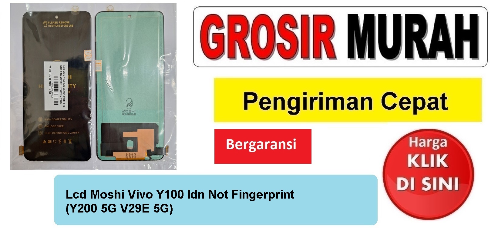 Jual Lcd Moshi Vivo Y100 Idn Not Fingerprint