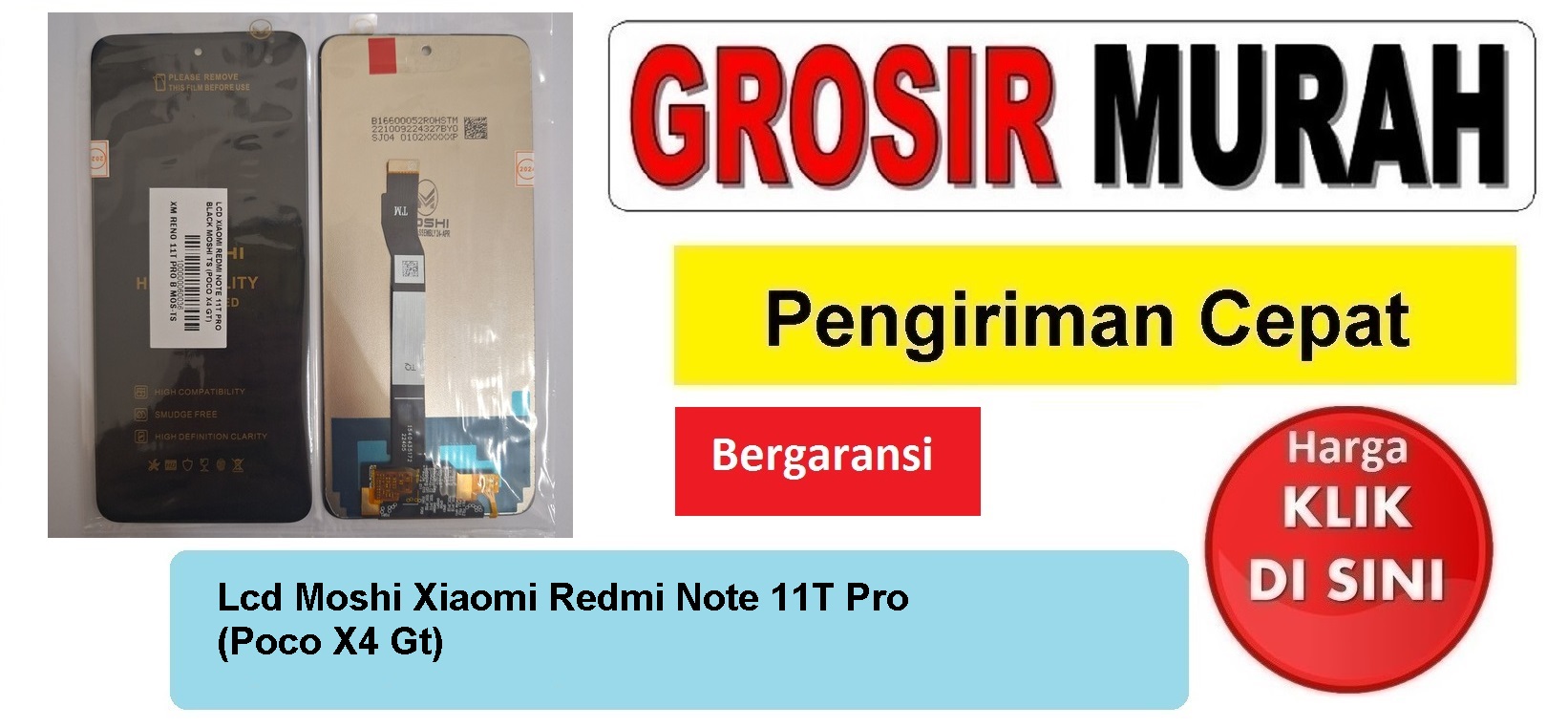 Jual Lcd Moshi Xiaomi Redmi Note 11T Pro