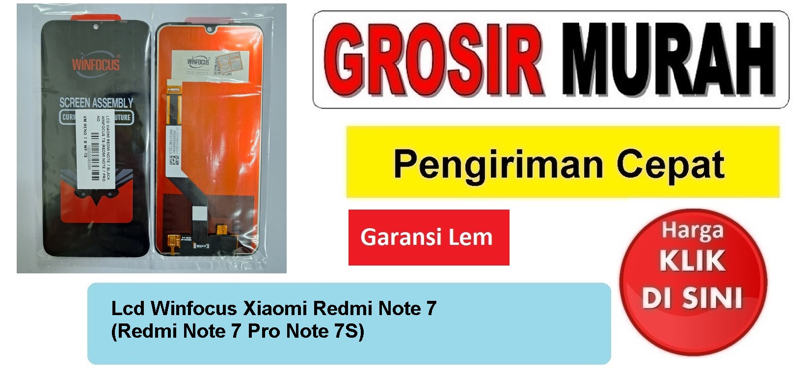 Jual Lcd Xiaomi Redmi Note 7 Redmi Note 7 Pro Note 7S Winfocus