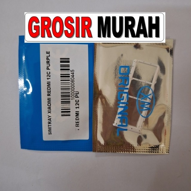 Jual Simtray Xiaomi Redmi 12C Simcard Simlock Slot Sim Tray