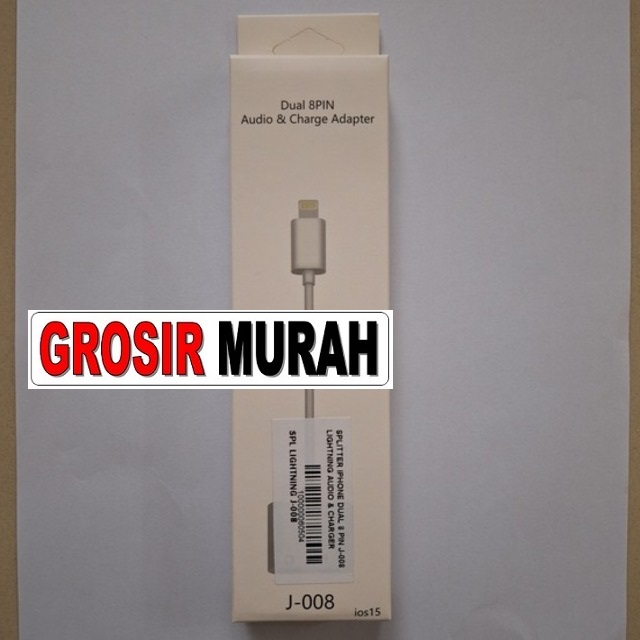 Jual Splitter Iphone Dual 8 Pin J-008