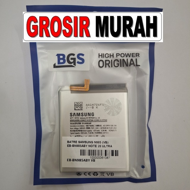 Batre Samsung N985 VB EB-BN985ABY Note 20 Ultra