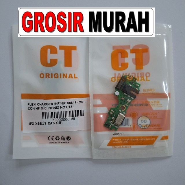 Flexi Charger Infinix X6817 Ori Hot 12 X6819 Note 12I