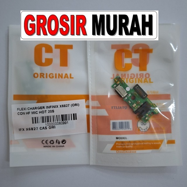 Flexi Charger Infinix X6827 Ori (Infinix Hot 20S) berkualitas