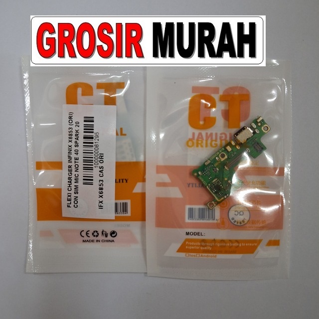 Flexi Charger Infinix X6853 Ori Note 40 / Spark 20 Pro Plus