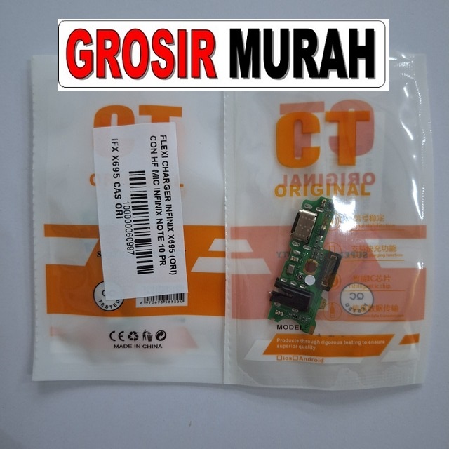 Flexi Charger Infinix X695 Ori Note 10 Pro