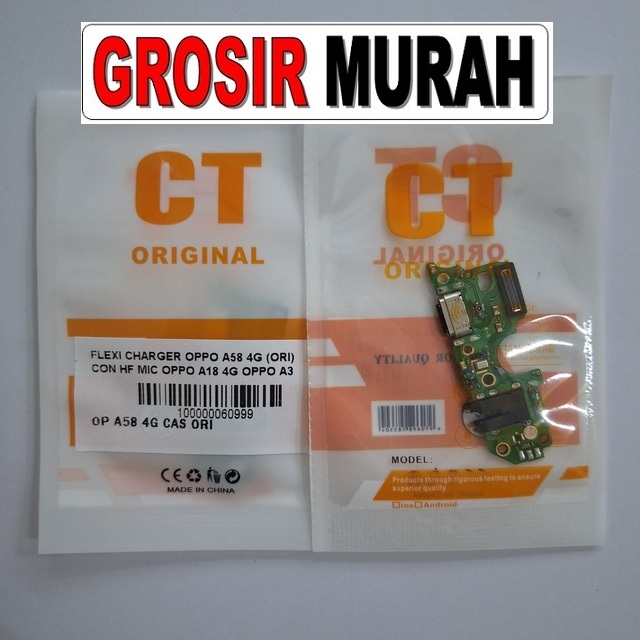 Flexi Charger Oppo A58 4G Ori A18 4G A38 4G
