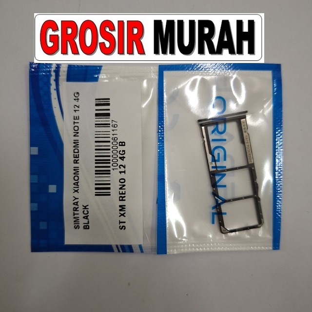 Jual Simtray Xiaomi Redmi Note 12 4G Simcard Simlock Slot Sim Tray