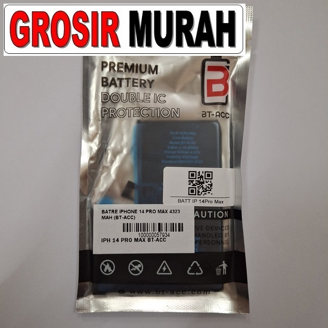 Batre Iphone 14 Pro Max 4323 Mah (Bt-Acc)