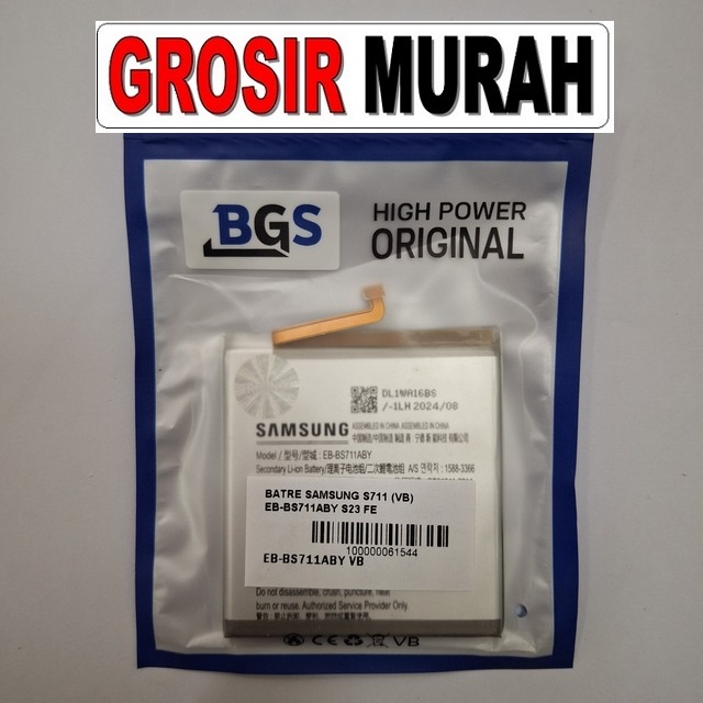 Batre Samsung S711 VB Eb-Bs711Aby S23 Fe