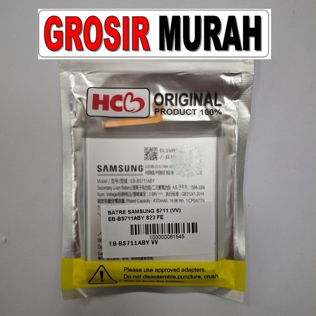 Batre Samsung S711 VV Eb-Bs711Aby S23 Fe