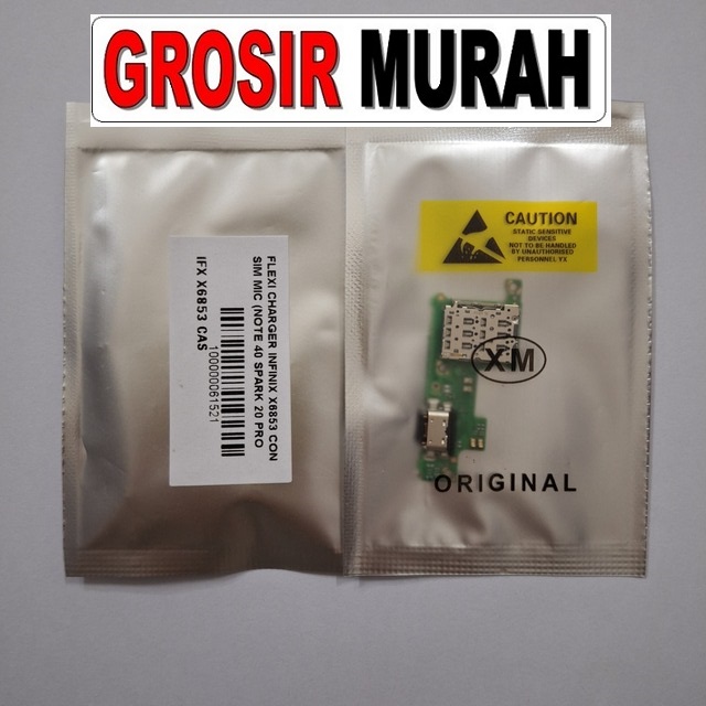 Flexi Charger Infinix X6853 / X6850 / X6850B untuk Note 40 & Spark 20 Pro Plus Kj7