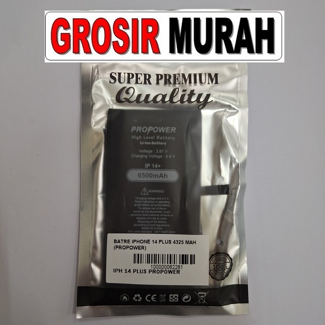 Batre Iphone 14 Plus 4325 Mah (Propower)
