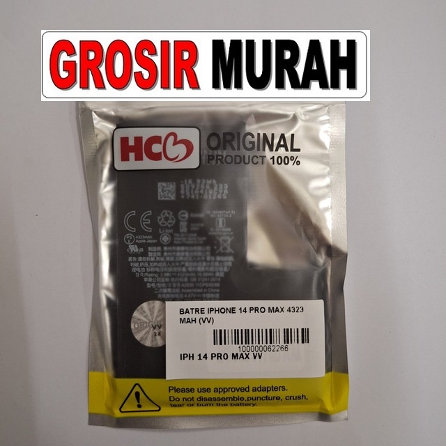 Batre Iphone 14 Pro Max 4323 Mah (Vv)