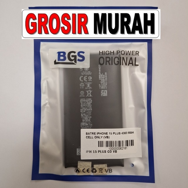 Batre iPhone 15 Plus Cell Only VB
