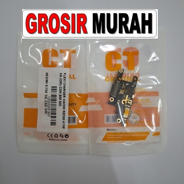 Flexi Charger Redmi K70E 5G Ori Con Sim Mic Poco X6 Pro