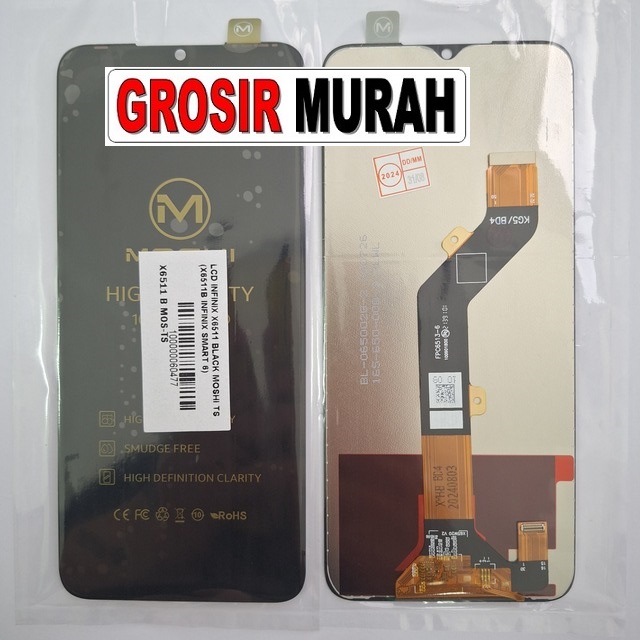 LCD Infinix X6511 Moshi X6511B X6511E Smart 6 Smart 6 NFC Spark Go 222 Pop 5 Pro Pop 5