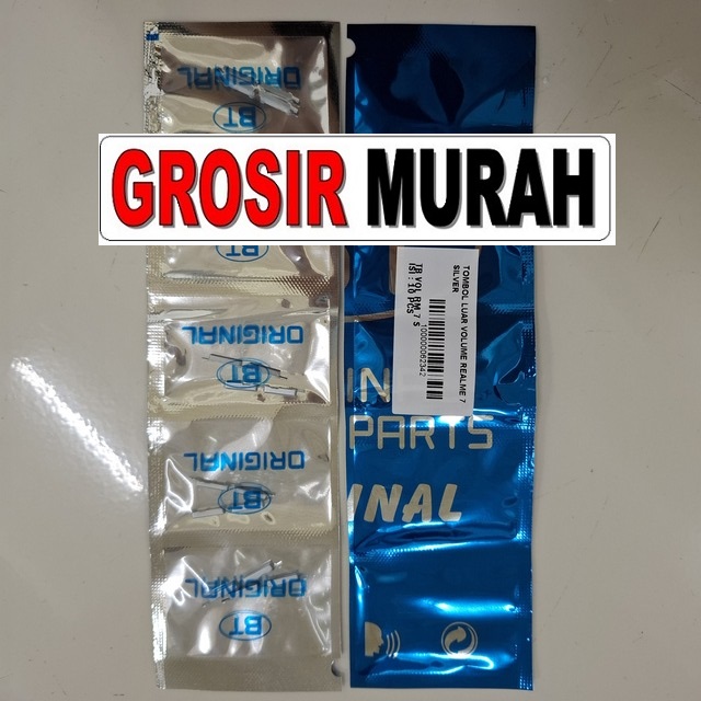 Tombol Luar Volume Realme 7 Silver