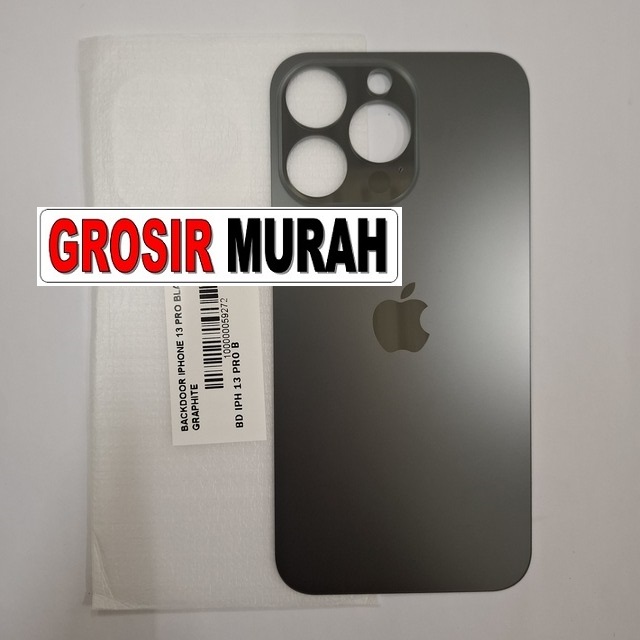 Backdoor iPhone 13 Pro Black Graphite sparepart housing belakang