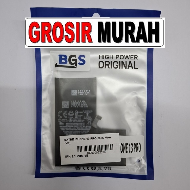 Batre Iphone 13 Pro 3095 Mah (Vb)