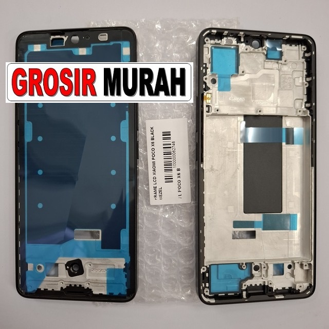 Frame LCD Poco X6 Black Bezel