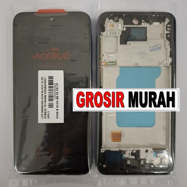 LCD Samsung A356 OLED Acebud Frame Fingerprint A35 5G