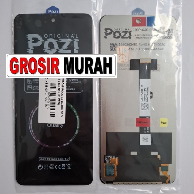 LCD Poco X3 Org Pozi Black X3 NFC X3 Pro