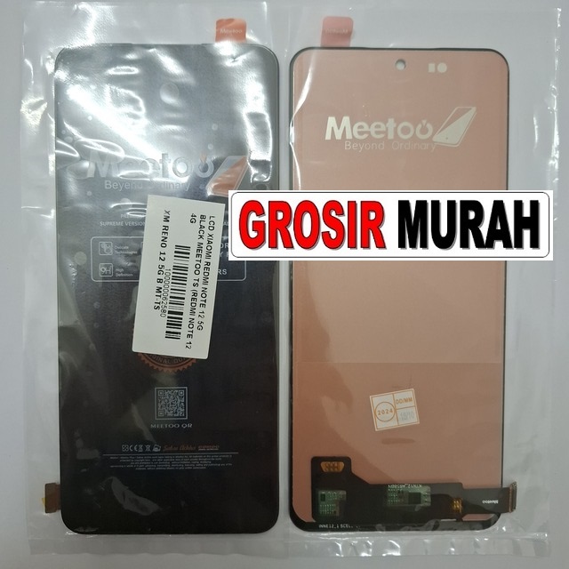 LCD Redmi Note 12 5G Meetoo kompatibel Redmi Note 12 4G & Poco X5 5G
