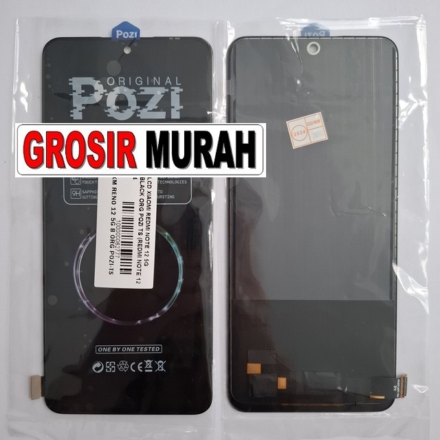 LCD Redmi Note 12 5G Org Pozi – kompatibel Redmi Note 12 4G dan Poco X5 5G