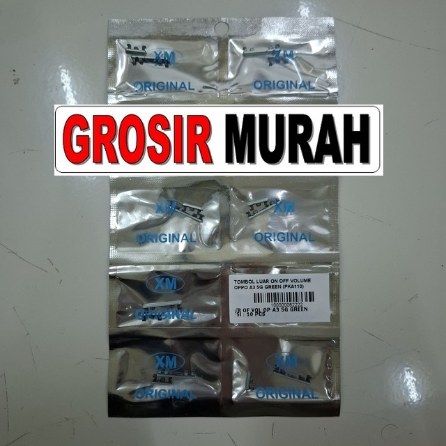 Tombol Luar On Off Volume Oppo A3 5G PKA110 Green