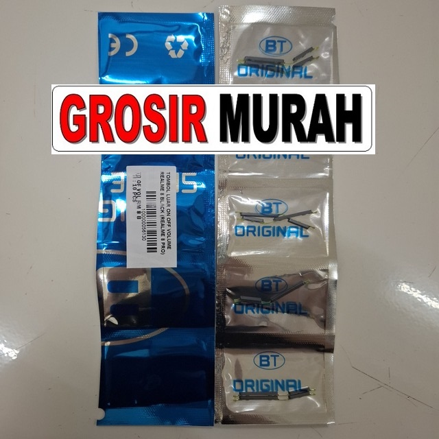 Tombol Luar On Off Volume Realme 8 Hitam Kompatibel Realme 8 Pro