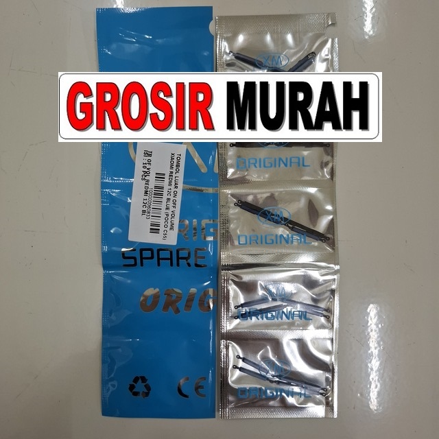 Tombol Luar On Off Volume Redmi 12C Poco C55 Blue
