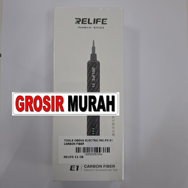 Tool Obeng Electric Relife E1 Carbon Fiber