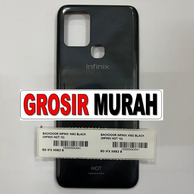 Backdoor Infinix Hot 10 Black