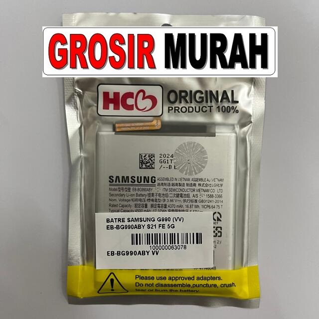 Batre Samsung G990 VV EB-BG990ABY S21 FE 5G