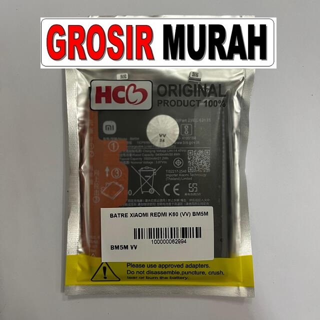 Batre Xiaomi Redmi K60 VV BM5M