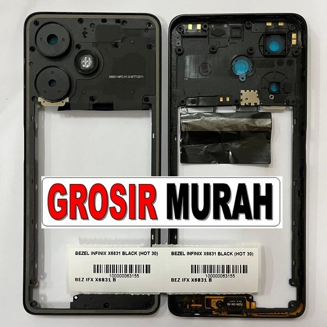 Bezel Infinix X6831 Hot 30 Black