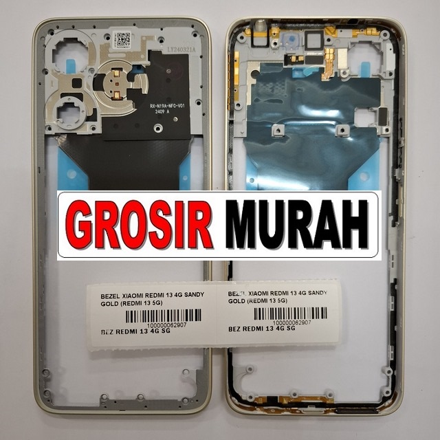 Bezel Xiaomi Redmi 13 4G Redmi 13 5G Poco M6 4G Redmi 13X 4G Sandy Gold