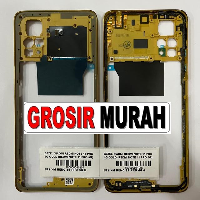 Bezel Redmi Note 11 Pro 4G Redmi Note 11 Pro 5G Gold