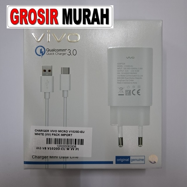 Charger Vivo Micro V1020D-EU White VV Pack Import