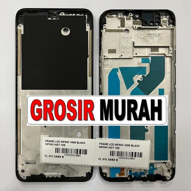 Frame LCD Infinix X689 Hot 10S Black