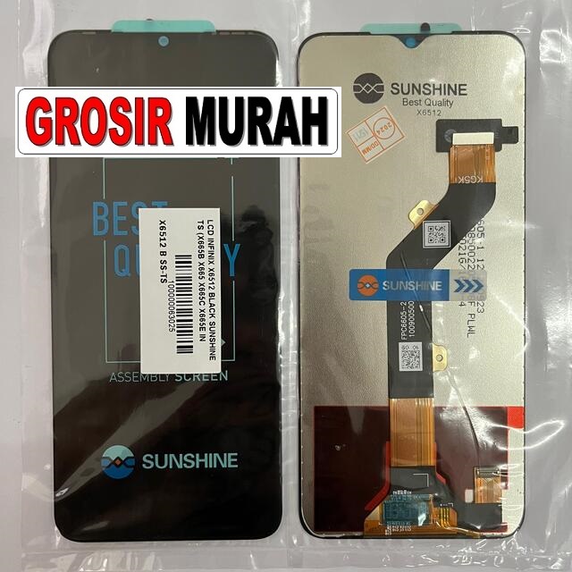 LCD Infinix X6512 Sunshine X665B X665 X665C X665E Smart 6 HD Hot 12i Hot 20i