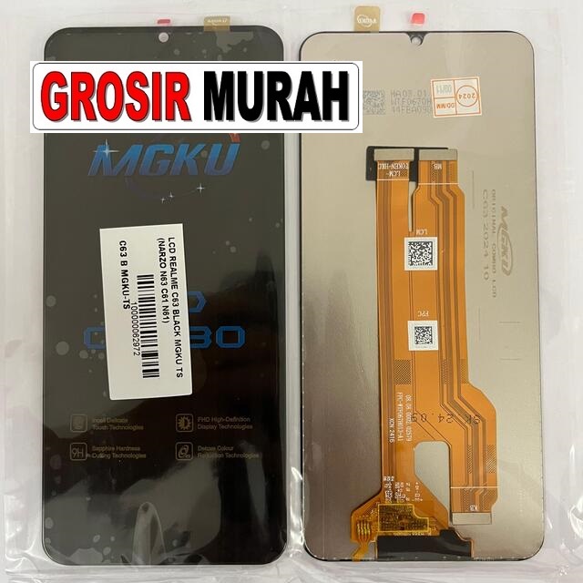 LCD Realme C63 Mgku Narzo N63 C61 N61 C65S Note 60 Black